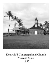 Page 1 Hawaii Church  Makema Maui