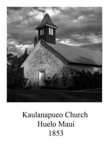 page 3 Kaulanapuco Church Maui