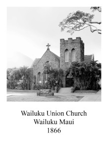 page 8 Wailuku Union Church Maui